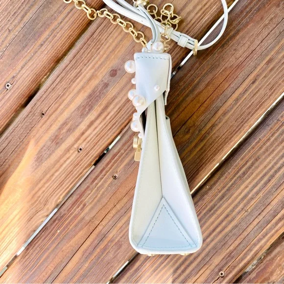 ZAC Zac Posen Amelia Embellished Leather Phone Crossbody Bag EUC - Picture 11 of 17